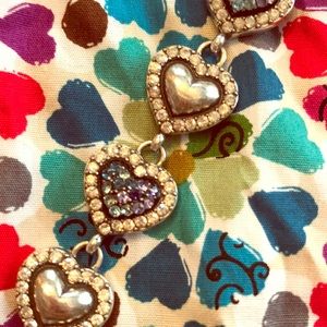Brighton heart charm bracelet.